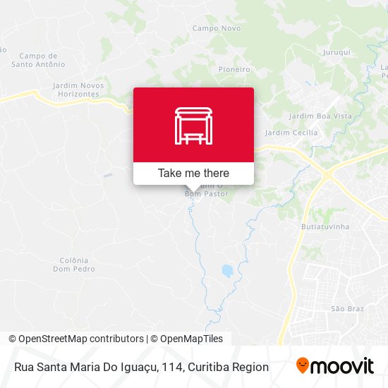 Rua Santa Maria Do Iguaçu, 114 map
