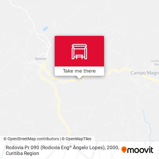 Rodovia Pr 090 (Rodovia Engº Ângelo Lopes), 2000 map