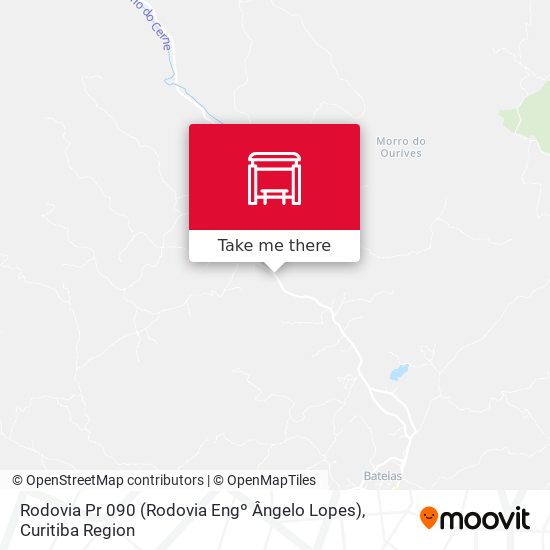 Rodovia Pr 090 (Rodovia Engº Ângelo Lopes) map