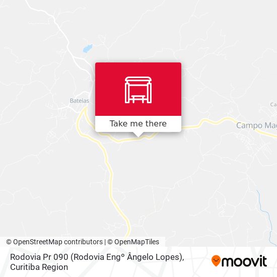 Rodovia Pr 090 (Rodovia Engº Ângelo Lopes) map