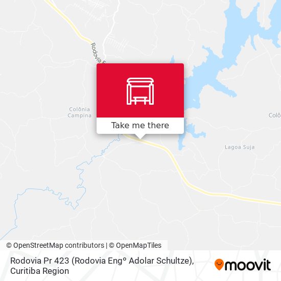 Rodovia Pr 423 (Rodovia Engº Adolar Schultze) map