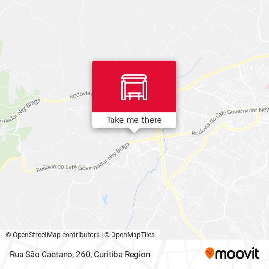 Rua São Caetano, 260 map