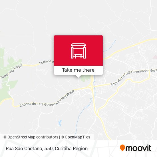 Rua São Caetano, 550 map