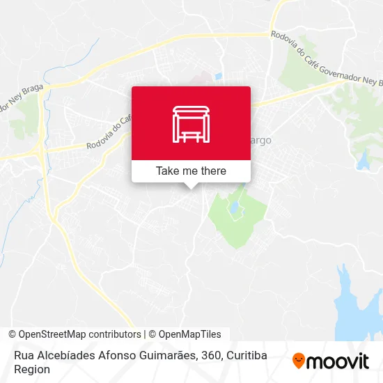 Rua Alcebíades Afonso Guimarães, 360 map