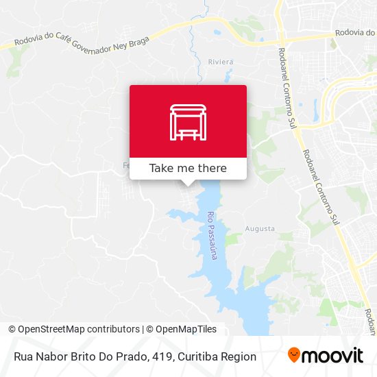 Rua Nabor Brito Do Prado, 419 map