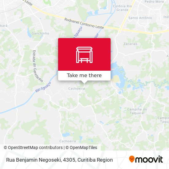 Rua Benjamin Negoseki, 4305 map