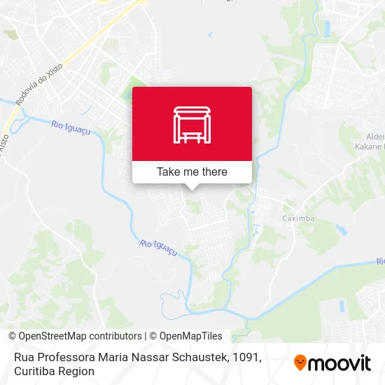 Rua Professora Maria Nassar Schaustek, 1091 map