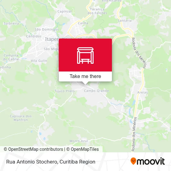 Rua Antonio Stochero map