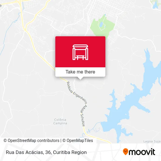Rua Das Acácias, 36 map