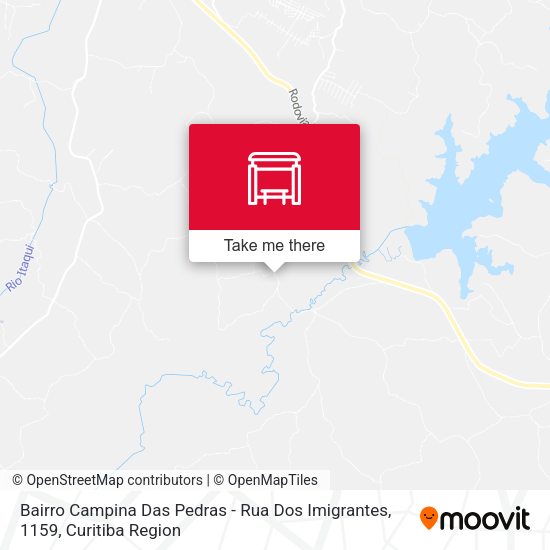 Bairro Campina Das Pedras - Rua Dos Imigrantes, 1159 map