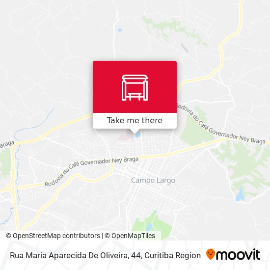 Mapa Rua Maria Aparecida De Oliveira, 44