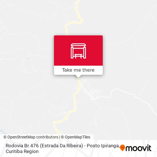 Rodovia Br 476 (Estrada Da Ribeira) - Posto Ipiranga map
