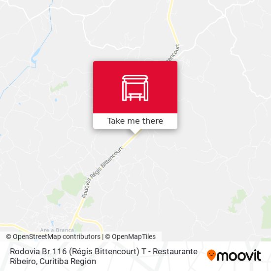 Mapa Rodovia Br 116 (Régis Bittencourt) T - Restaurante Ribeiro