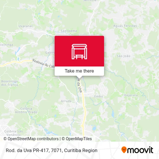 Rod. da Uva PR-417, 7071 map