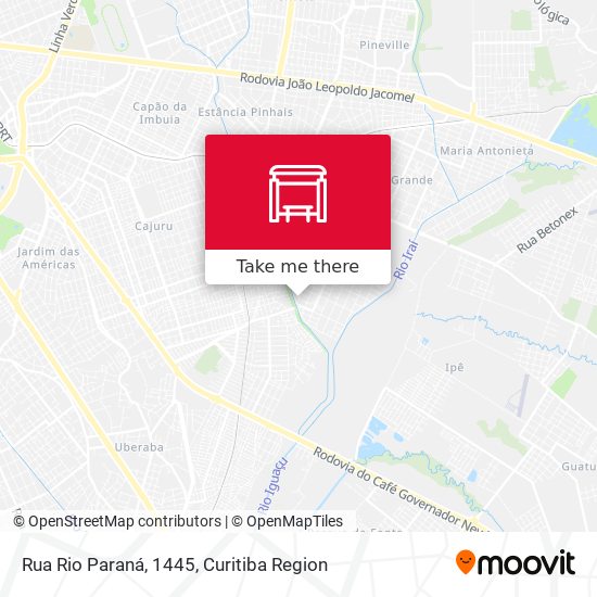 Rua Rio Paraná, 1445 map