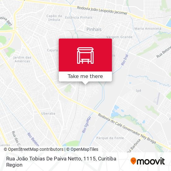 Rua João Tobias De Paiva Netto, 1115 map