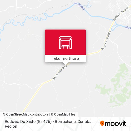 Rodovia Do Xisto (Br 476) - Borracharia map