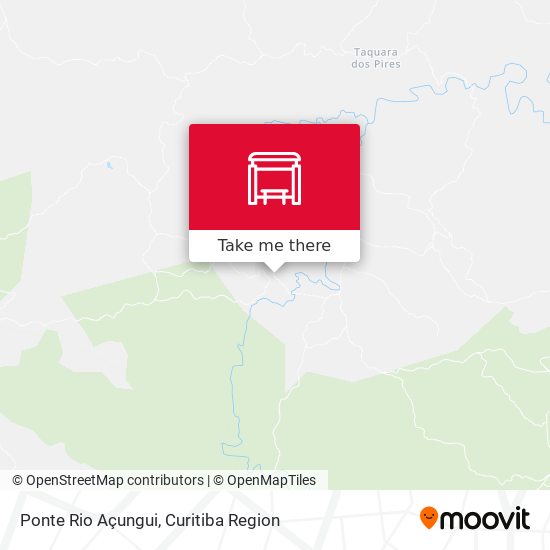 Ponte Rio Açungui map