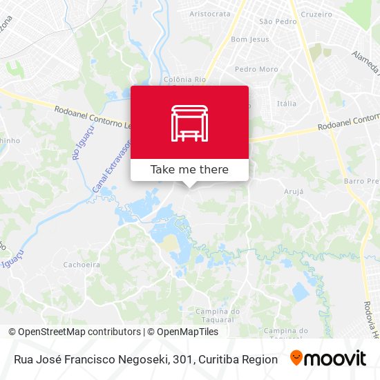 Rua José Francisco Negoseki, 301 map