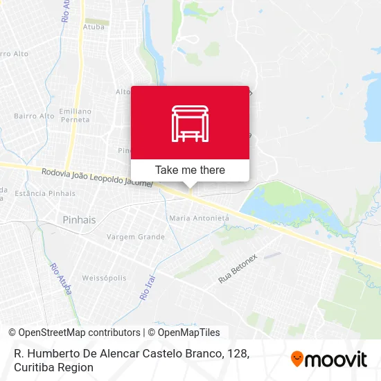 R. Humberto De Alencar Castelo Branco, 128 map