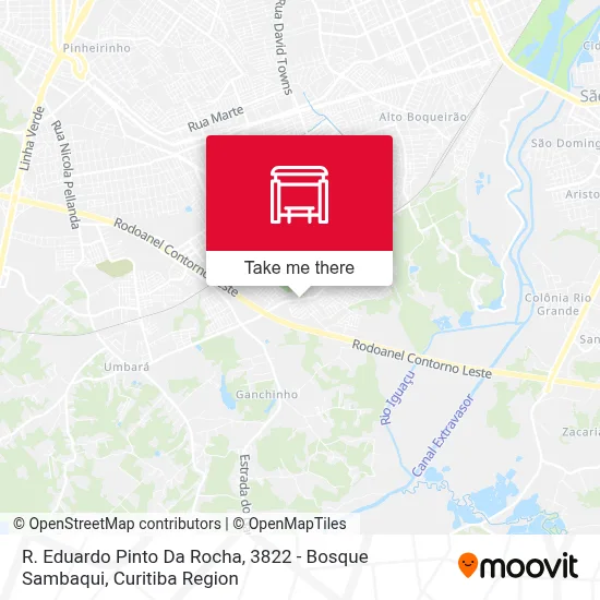 R. Eduardo Pinto Da Rocha, 3822 - Bosque Sambaqui map