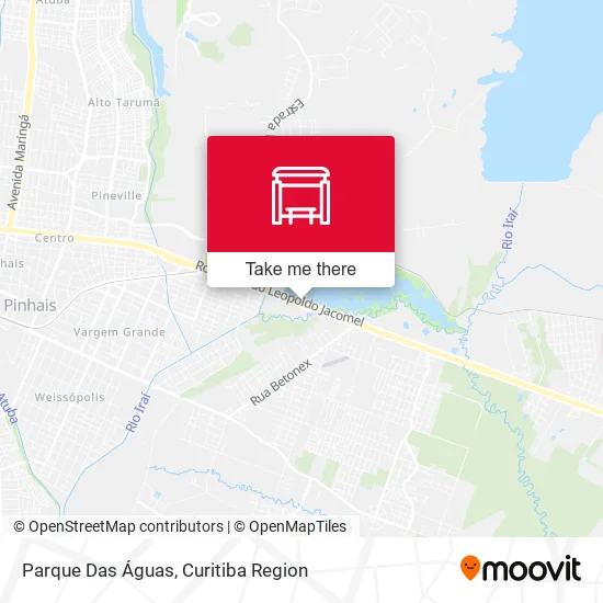 Parque Das Águas map