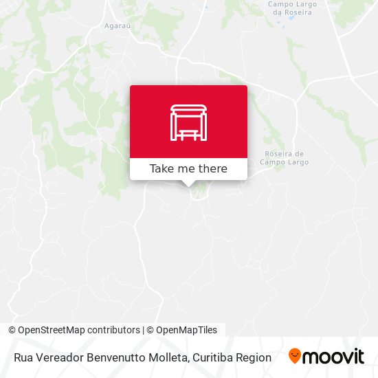 Rua Vereador Benvenutto Molleta map