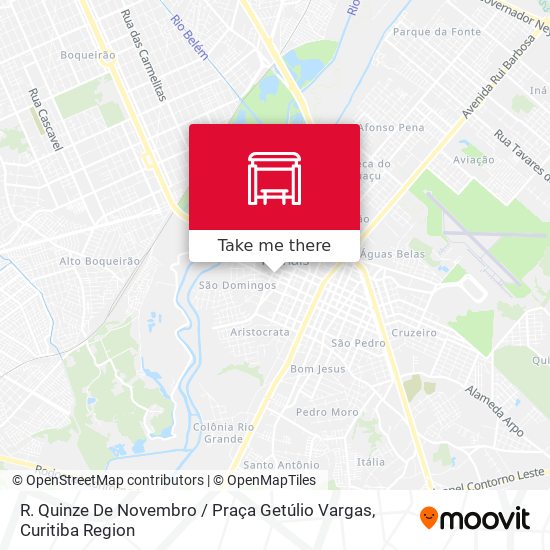 Mapa R. Quinze De Novembro / Praça Getúlio Vargas