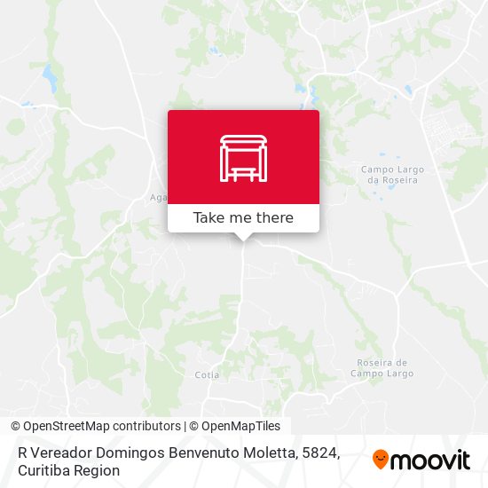 R Vereador Domingos Benvenuto Moletta, 5824 map