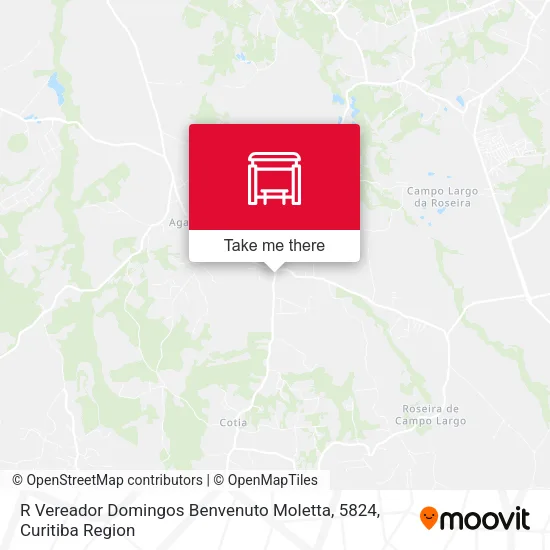 R Vereador Domingos Benvenuto Moletta, 5824 map