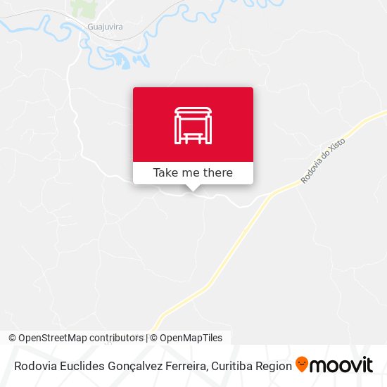 Rodovia Euclides Gonçalvez Ferreira map