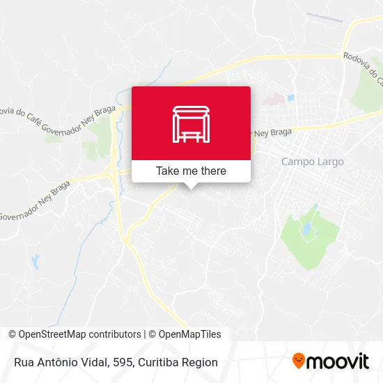 Rua Antônio Vidal, 595 map