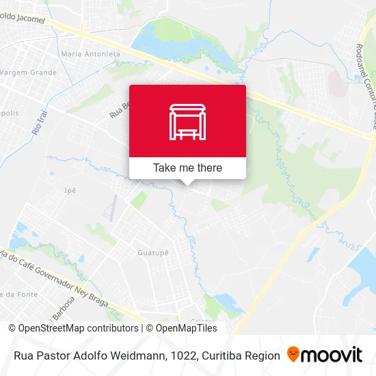 Rua Pastor Adolfo Weidmann, 1022 map