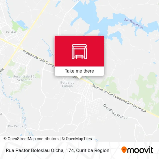 Rua Pastor Boleslau Olcha, 174 map