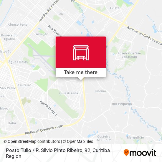 Posto Túlio / R. Silvio Pinto Ribeiro, 92 map