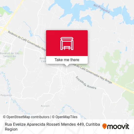 Rua Evelize Aparecida Rosseti Mendes 449 map