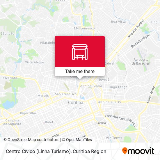 Centro Cívico (Linha Turismo) map