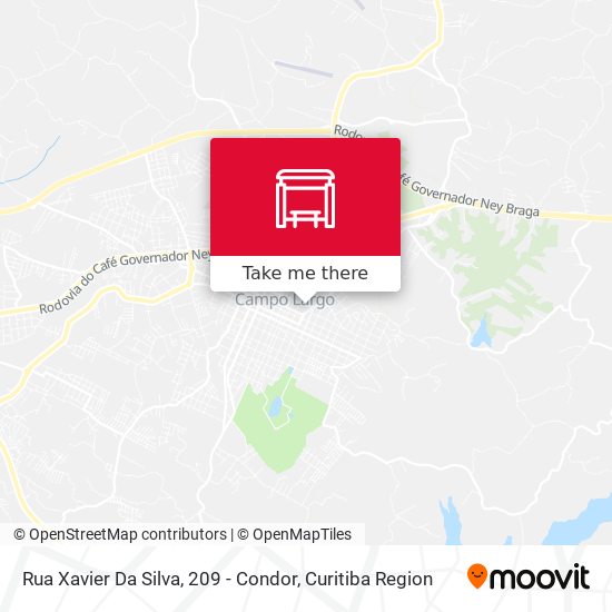 Mapa Rua Xavier Da Silva, 209 - Condor