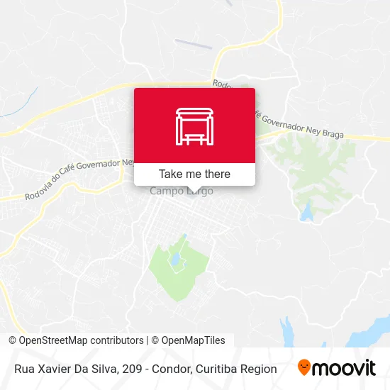 Rua Xavier Da Silva, 209 - Condor map