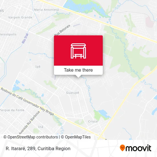 R. Itararé, 289 map