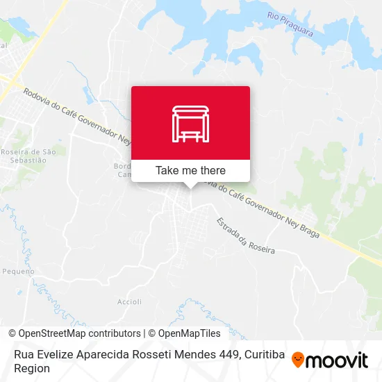 Rua Evelize Aparecida Rosseti Mendes 449 map