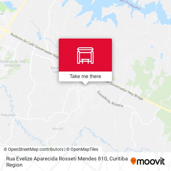 Rua Evelize Aparecida Rosseti Mendes 810 map