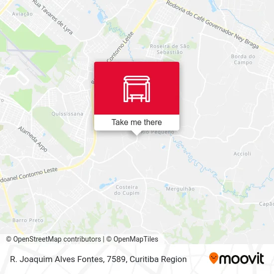 R. Joaquim Alves Fontes, 7589 map