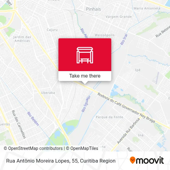 Rua Antônio Moreira Lopes, 55 map