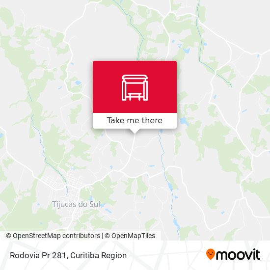 Rodovia Pr 281 map