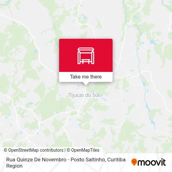 Rua Quinze De Novembro - Posto Saltinho map