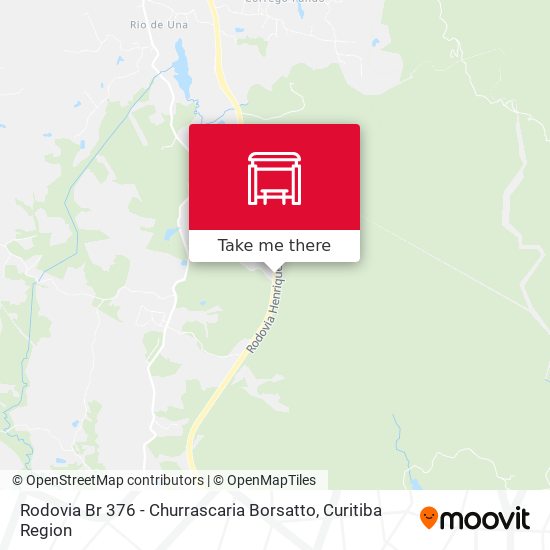 Rodovia Br 376 - Churrascaria Borsatto map