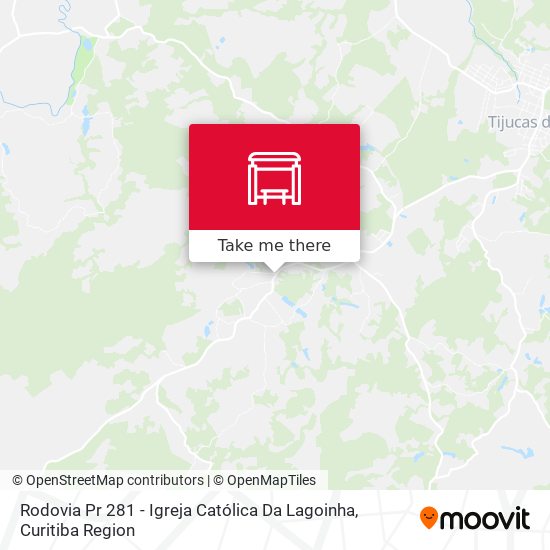 Rodovia Pr 281 - Igreja Católica Da Lagoinha map