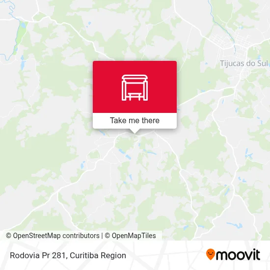 Rodovia Pr 281 map