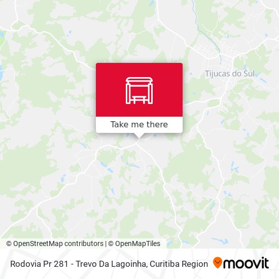 Rodovia Pr 281 - Trevo Da Lagoinha map